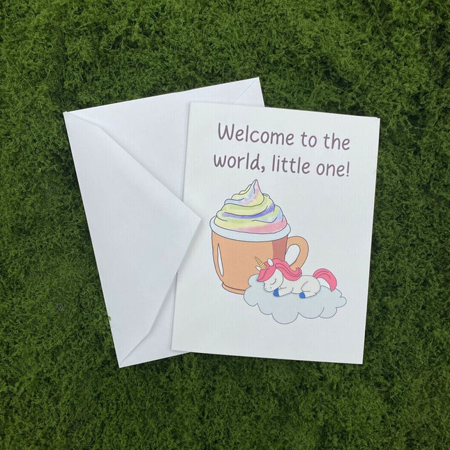 Welcome to the World Little One Greeting Card