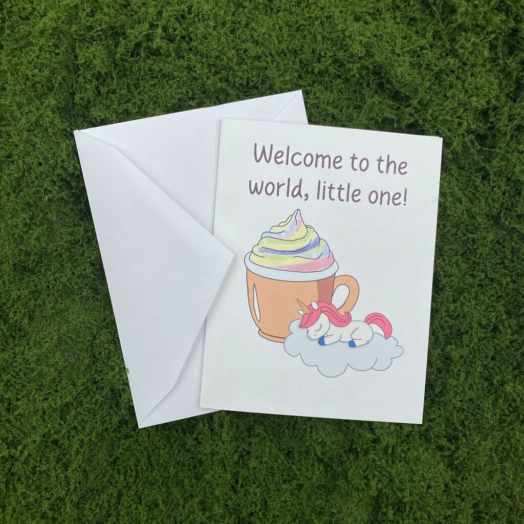 Welcome to the World Little One Greeting Card