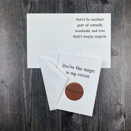 Magic In My Cocoa Greeting Card