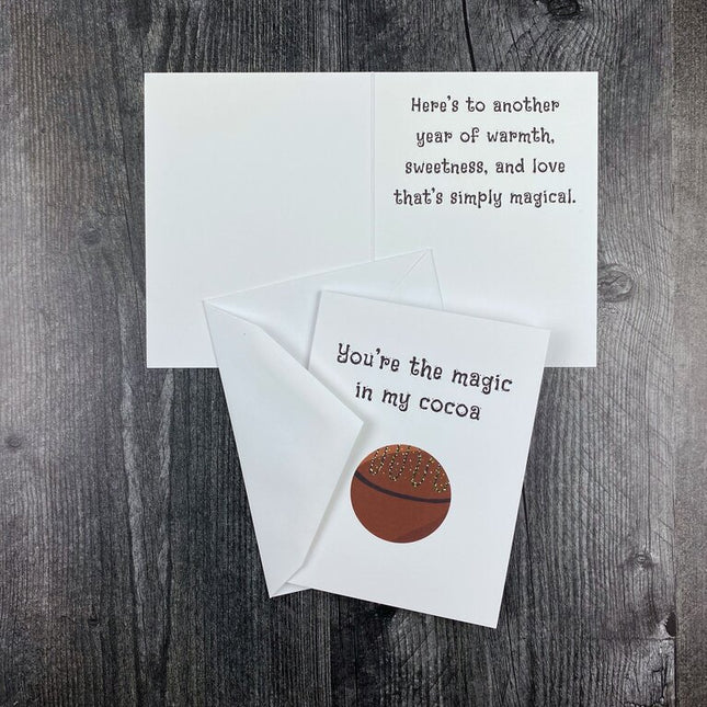 Magic In My Cocoa Greeting Card