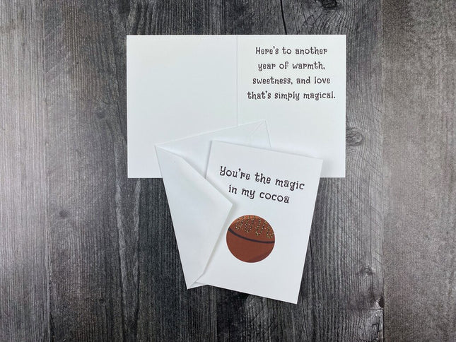 Magic In My Cocoa Greeting Card