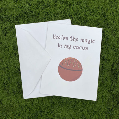 Magic In My Cocoa Greeting Card