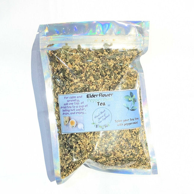 Elderflower peppermint tea