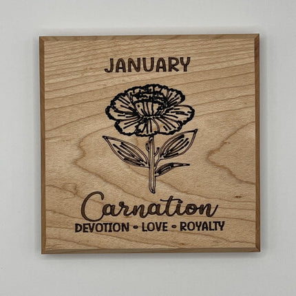Coaster - January Birth Flower