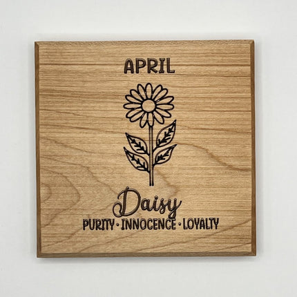 Coaster - April Birth Flower