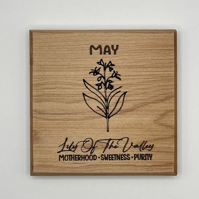 Coaster - May Birth Flower