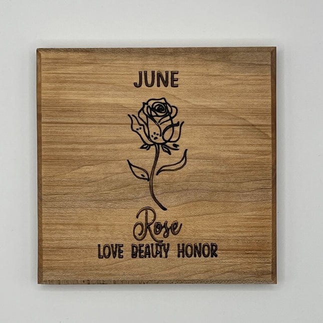 Coaster - June Birth Flower