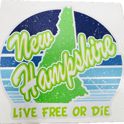 Sticker - NH Sun Live Free or Die