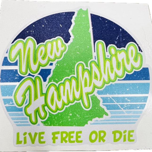 Sticker - NH Sun Live Free or Die