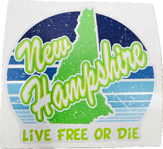 Sticker - NH Sun Live Free or Die