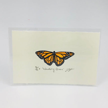 Wandering Queen - Monarch Butterfly Eraser Art Print