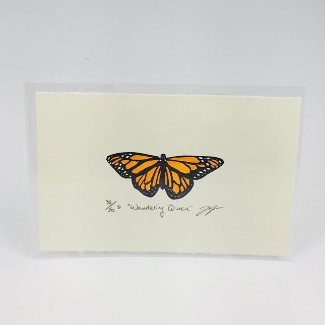 Wandering Queen - Monarch Butterfly Eraser Art Print