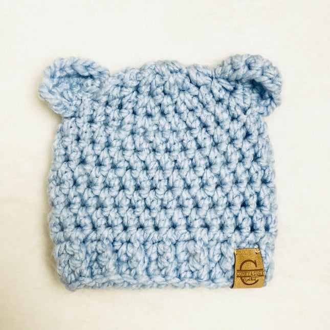 Bear Hat - Light Blue