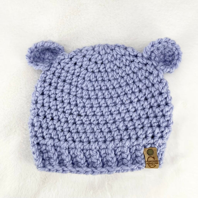 Bear Hat (Child) - Violet