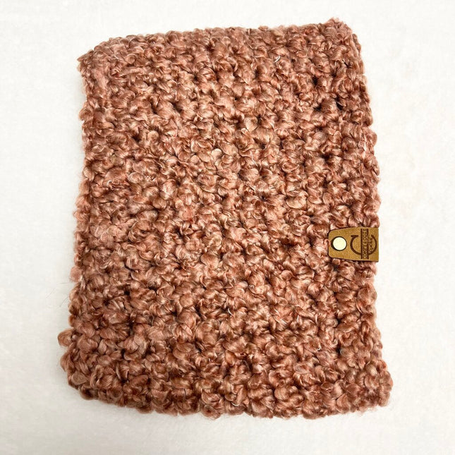 Chunky Infinity Scarf - Coral