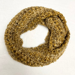 Chunky Infinity Scarf - Gold - view 2