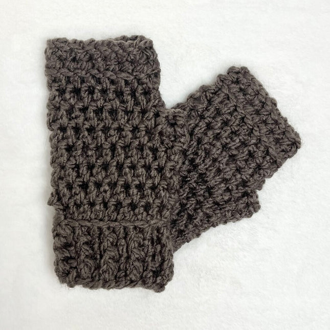 Fingerless Gloves - Pecan