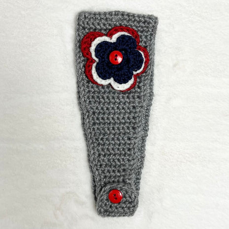 Flower Headband (Adult) - Gray