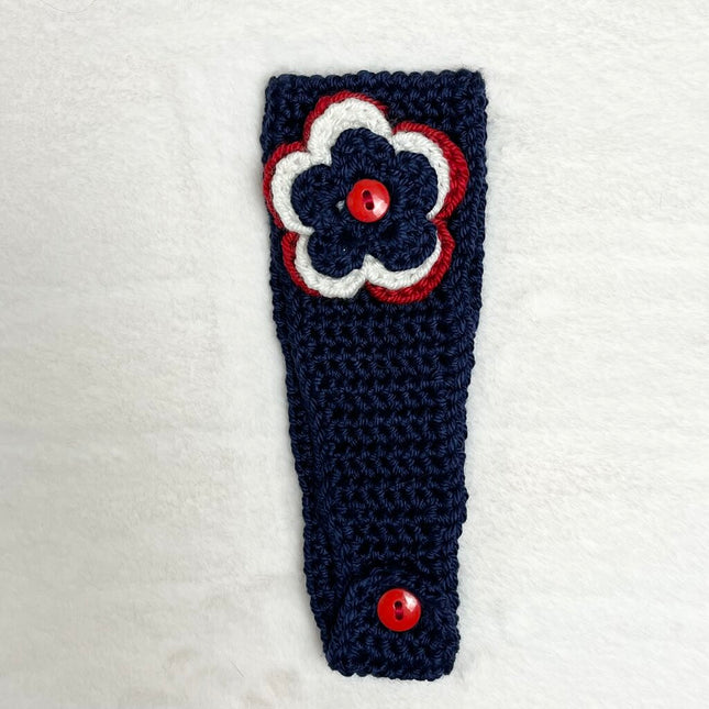 Flower Headband (Child) - Navy