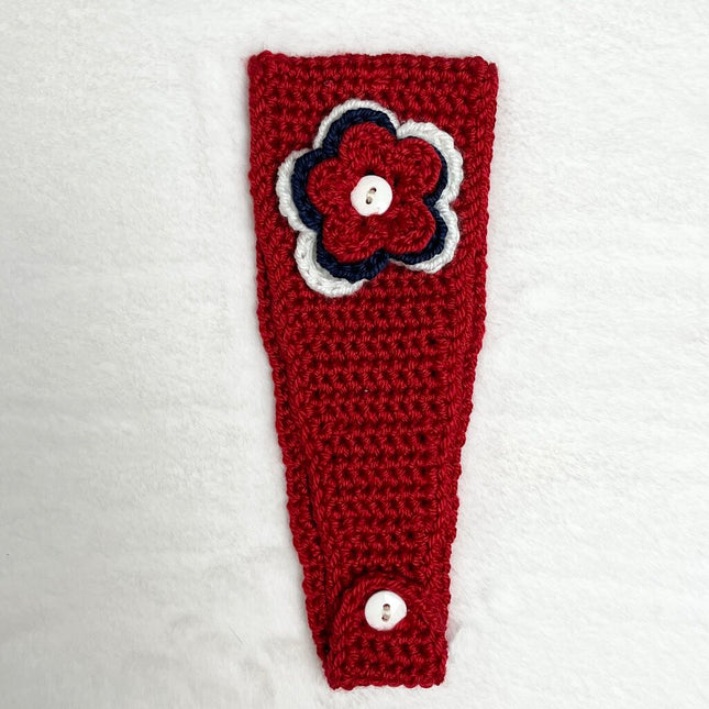 Flower Headband (Adult) - Red