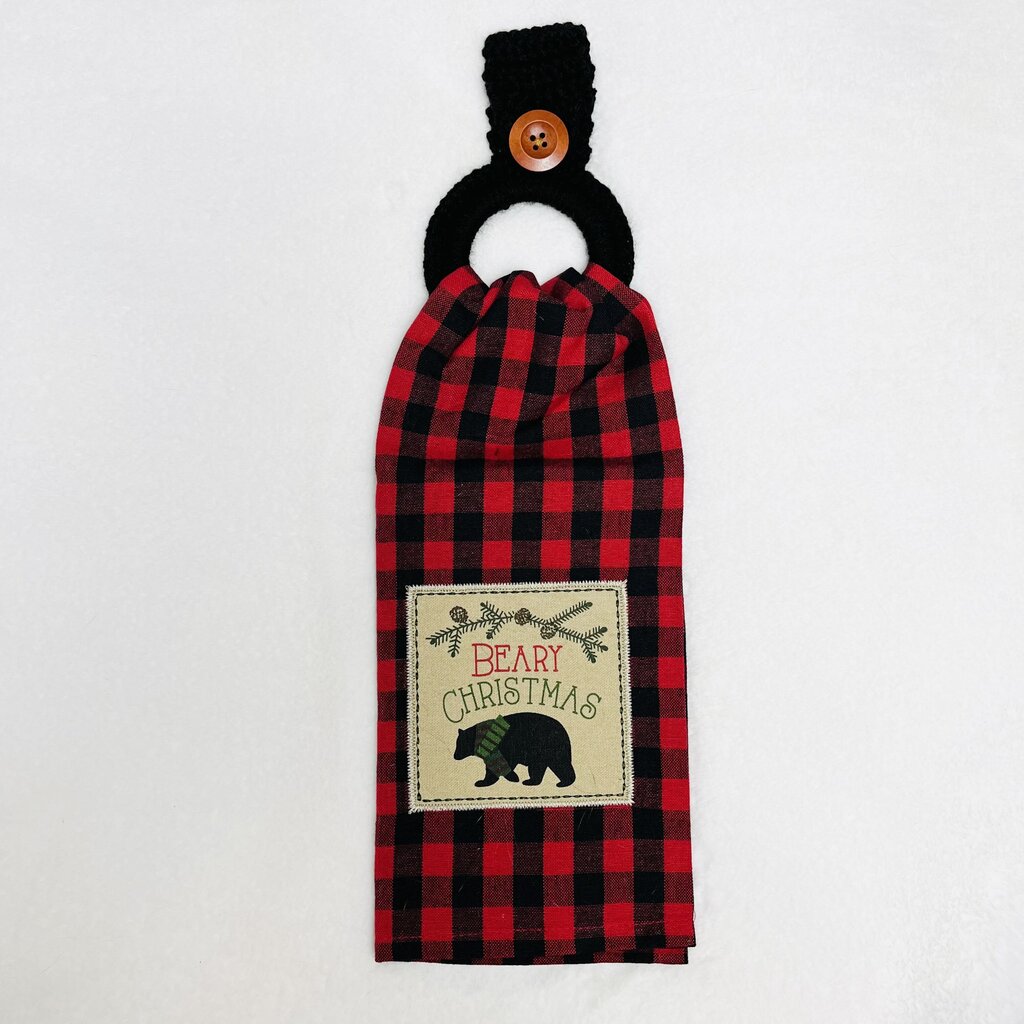 Hanging Towel Set - Beary Christmas