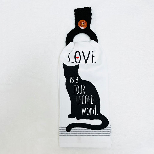 Hanging Towel Set - Cat Love