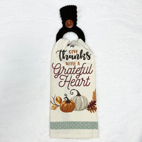 Hanging Towel Set - Give Thanks with A Grateful Heart