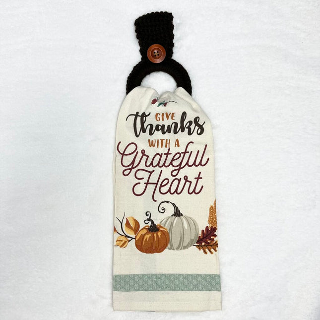 Hanging Towel Set - Give Thanks with A Grateful Heart