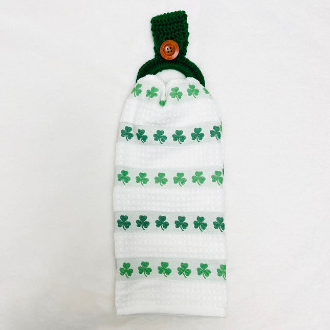 Hanging Towel Set - Green Shamrocks