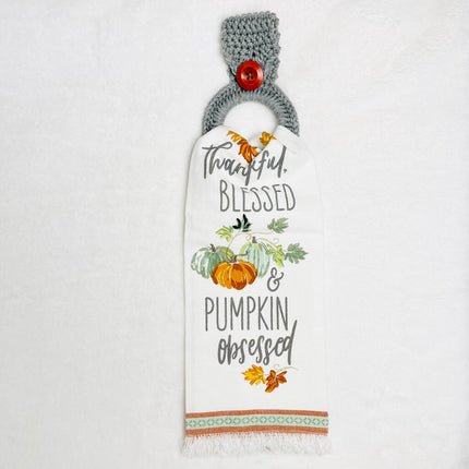 Hanging Towel Set - Pumpkin Obsessed