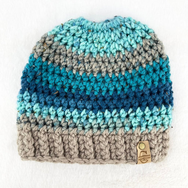 Messy Bun Hat - Cappuccino