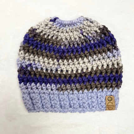 Messy Bun Hat - Haze