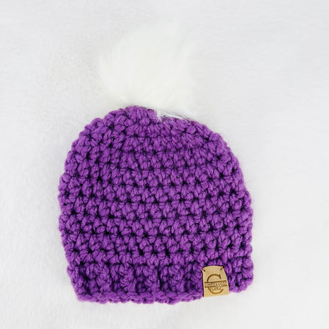 Pom Pom Hat (3-6 month) - Jam
