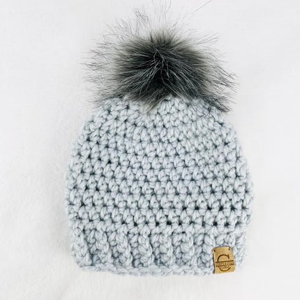 Pom Pom Hat (6-18 month) - Mist