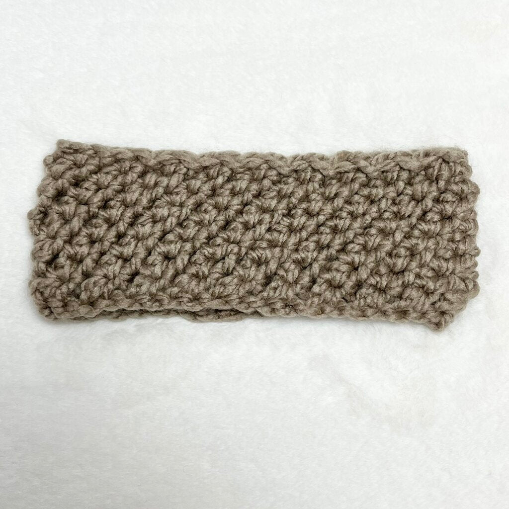Reversible Headband (Child) - Taupe