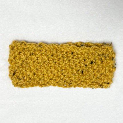Reversible Headband (Child) - Tweed Gold