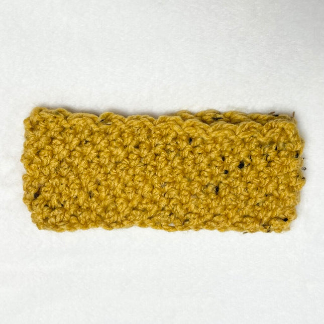 Reversible Headband (Child) - Tweed Gold