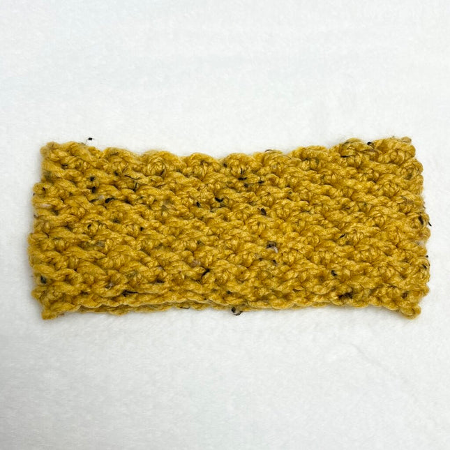 Reversible Headband (Child) - Tweed Gold