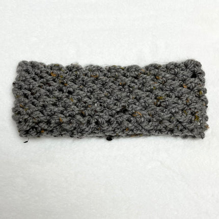 Reversible Headband (Child) - Tweed Gray