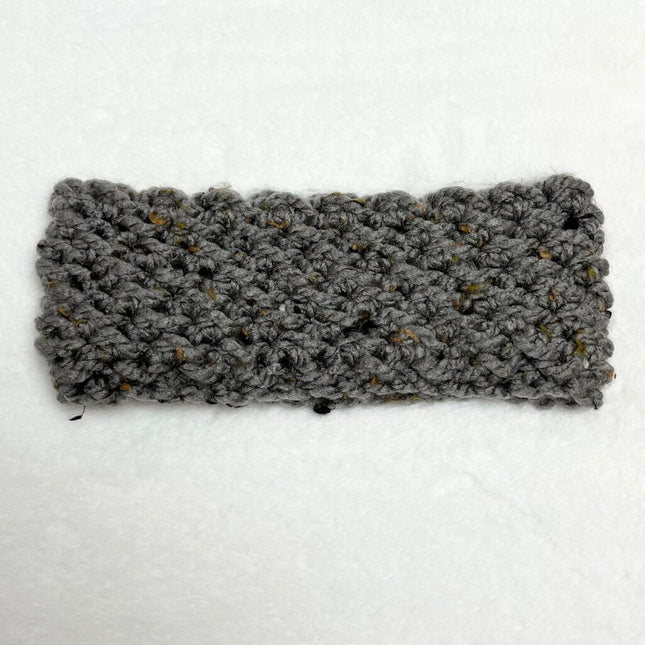 Reversible Headband (Child) - Tweed Gray