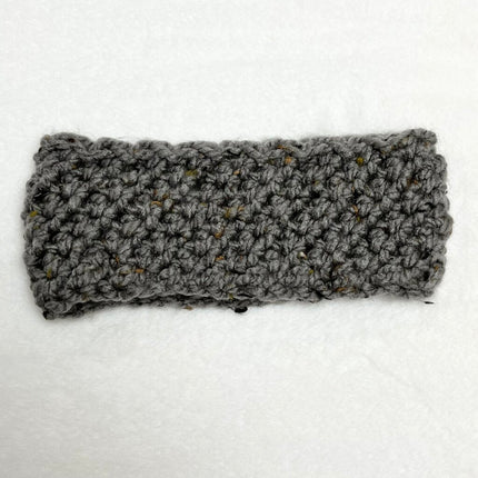 Reversible Headband (Child) - Tweed Gray