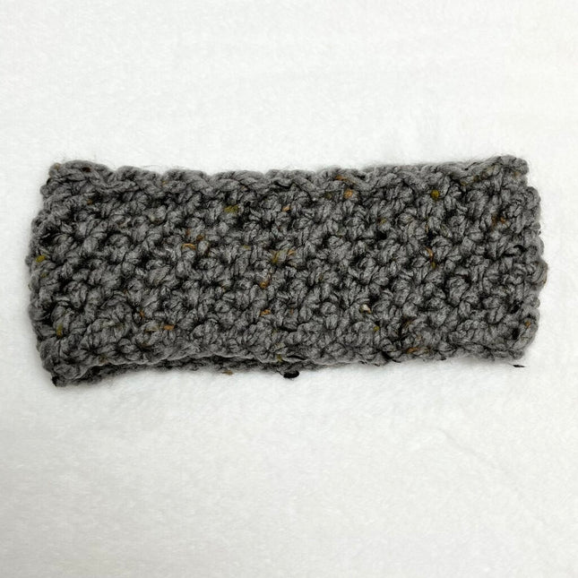 Reversible Headband (Child) - Tweed Gray