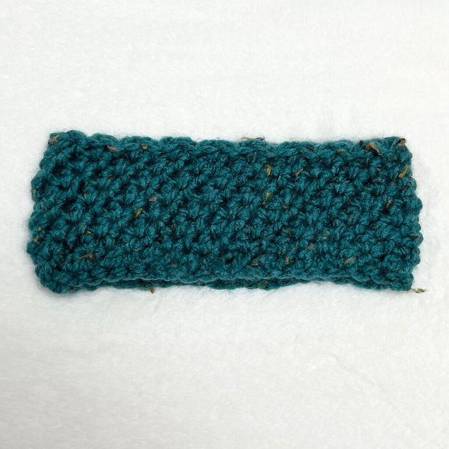 Reversible Headband (Child) - Tweed Teal