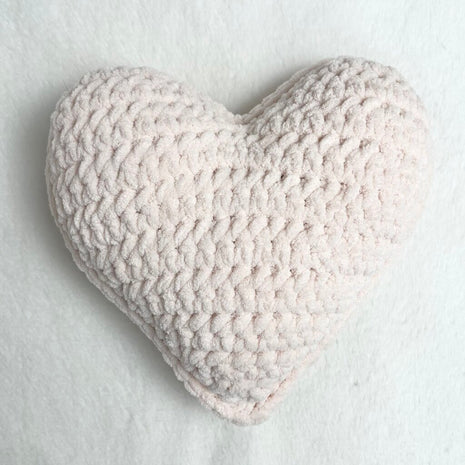 Stuffed Heart - Blush Pink (Medium)