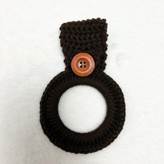 Towel Holder - Chocolate Brown