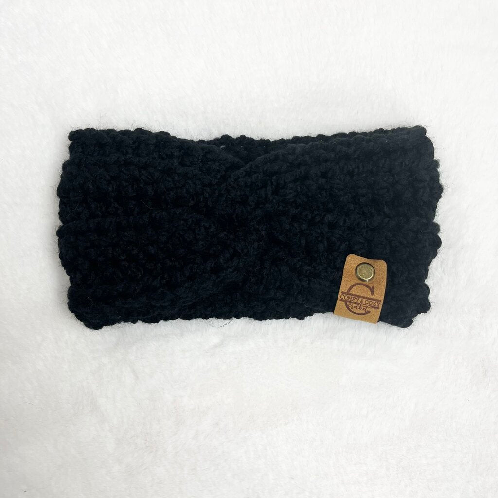 Twisted Headband (Child) - Black