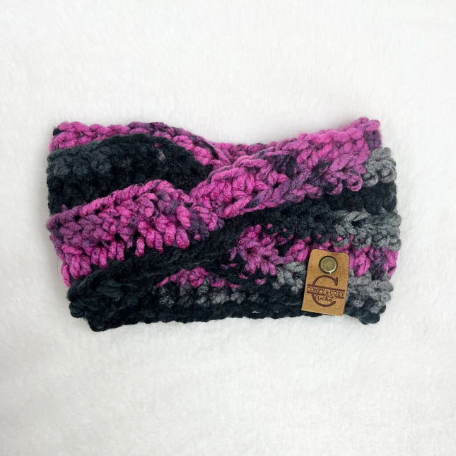 Twisted Headband (Child) - Black Raspberry