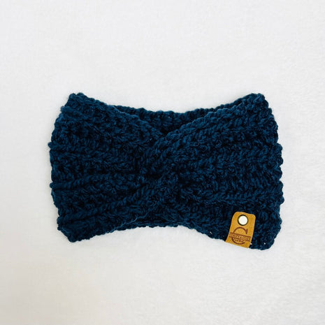 Twisted Headband - Dark Blue