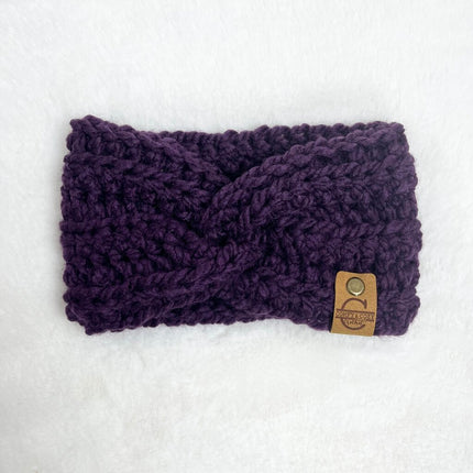 Twisted Headband (Child) - Dark Purple