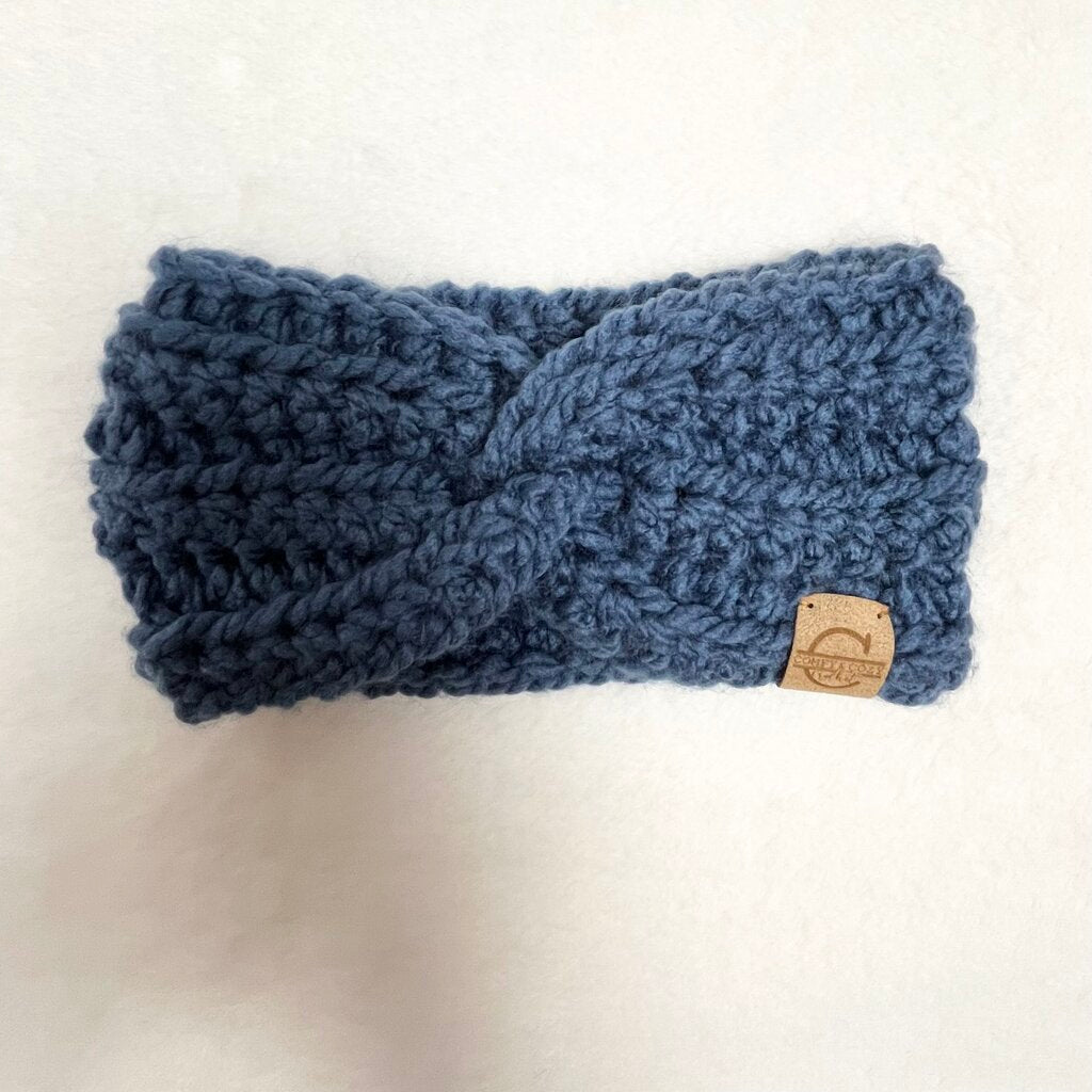 Twisted Headband (Child) - Denim